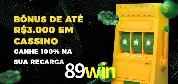 89win melhor bônus de depósito